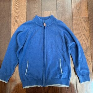 Mayoral boys blue zip sweater